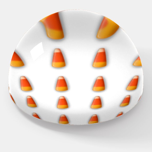 I ❤️ Candy Corn Paperweight (Angled)