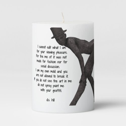 I Cannot Change poem on candle