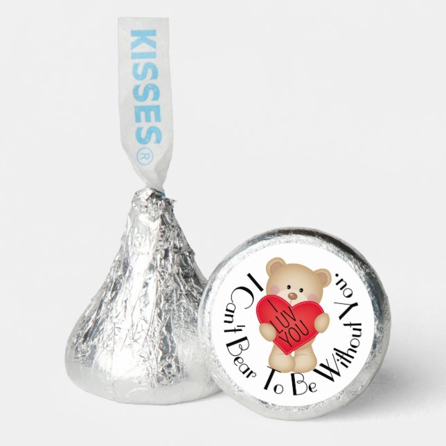 I Can't Bear To Be Without You Hershey's Bars Hershey®'s Kisses® (Front)