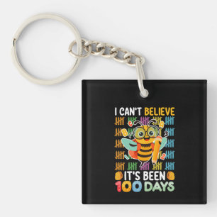 I Can't Believe It's Been 100 Days of School Bee Keychain