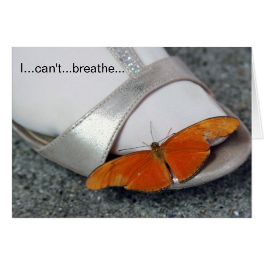 I can't breathe cards (Front Horizontal)