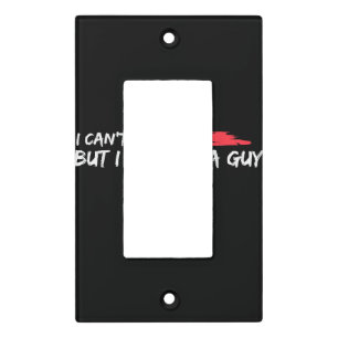 I Can't But I Know A Guy Jesus Cross Funny Christi Light Switch Cover