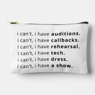 I can't, I have... Accessory Pouch
