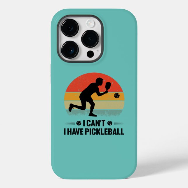I can't I have pickleball, Pickleball Lover Case-Mate iPhone Case (Back)