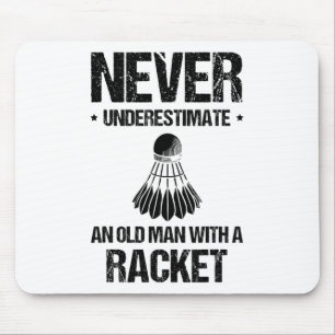 I Can't I Have To Play Badminton Player Shuttle Mouse Pad