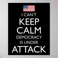 I Can't Keep Calm Democracy Is Under Attack