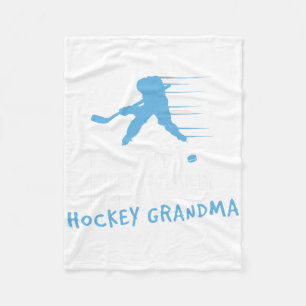 I Can't Keep Calm I'm A Hockey Grandma  Fleece Blanket