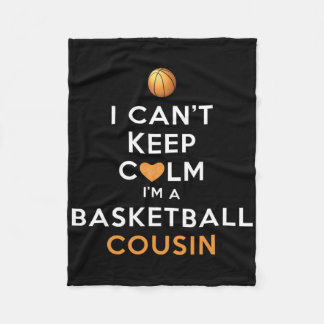 I Can't Keep Calm I'm A Sketll Cousin  Fleece Blanket