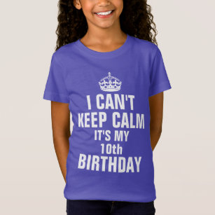 10 year old birthday shirt ideas