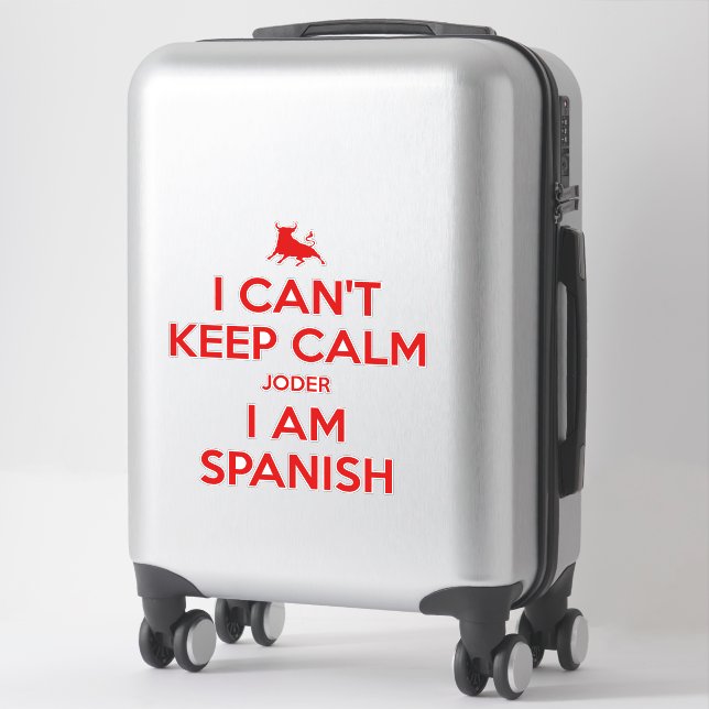 I Can't Keep Calm Sticker (Suitcase)