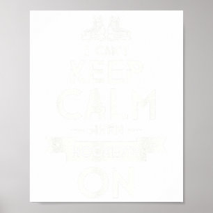 I Can't Keep Calm When Hockey's On Ice Hockey Play Poster