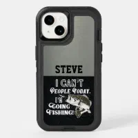 I Can't People I'm Going Fishing Bass Name Otterbox iPhone Case