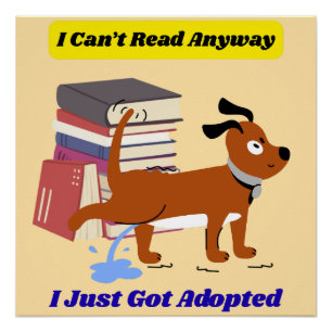 I Can't Read Anyway Poster