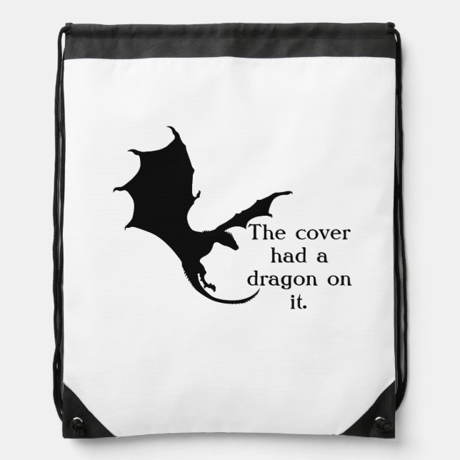 I Can't Remember the Title, But... Drawstring Bag (Front)