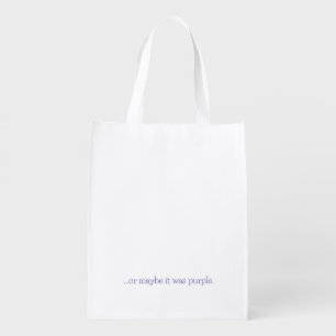 I Can't Remember the Title, But... Grocery Bag