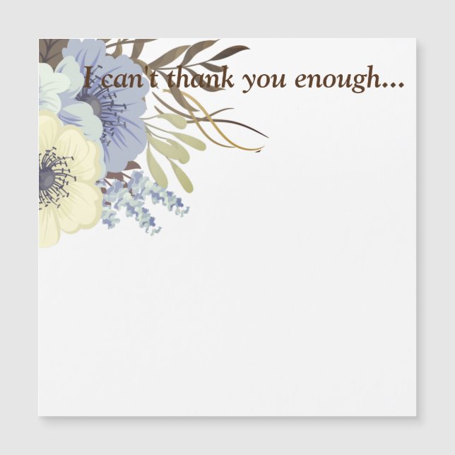 I can't thank you enough... (Front)