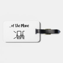"I Can't Wait" Acrylic Luggage Tag