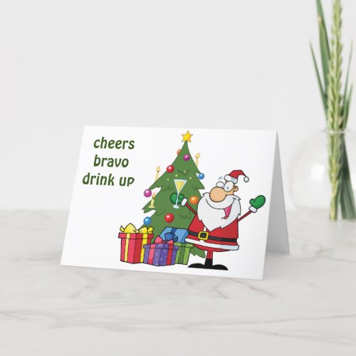 I CANT WAIT TO CELEBRATE CHRISTMAS WITH YOU H HOLIDAY CARD