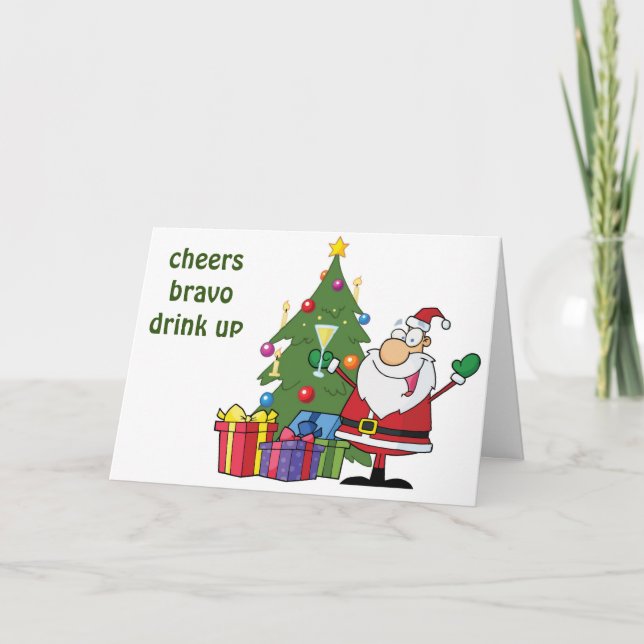 I CAN'T WAIT TO "CELEBRATE" CHRISTMAS WITH "YOU" H HOLIDAY CARD (Front)