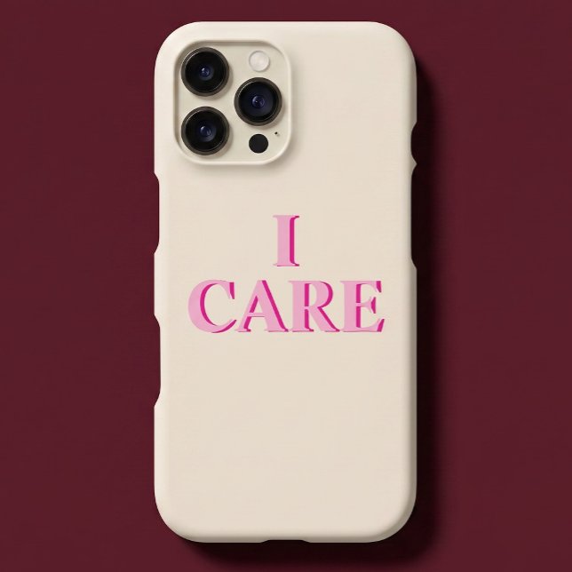 I CARE iPhone CASE (Creator Uploaded)