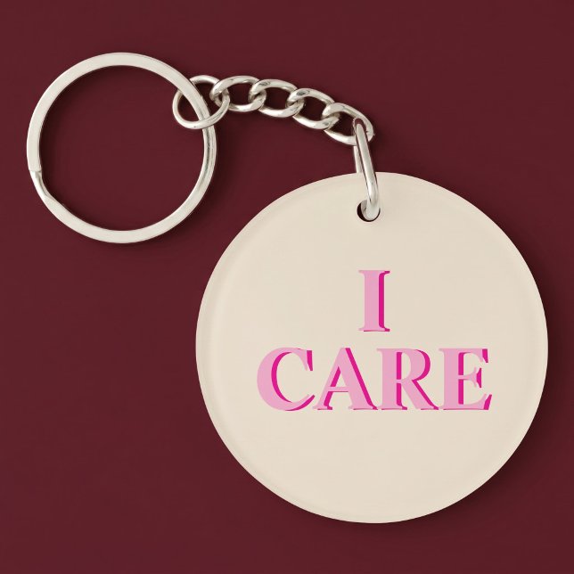 I CARE KEYCHAIN (Creator Uploaded)