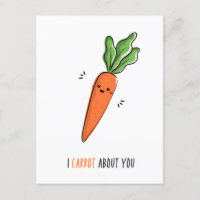 I Carrot About You Funny Pun