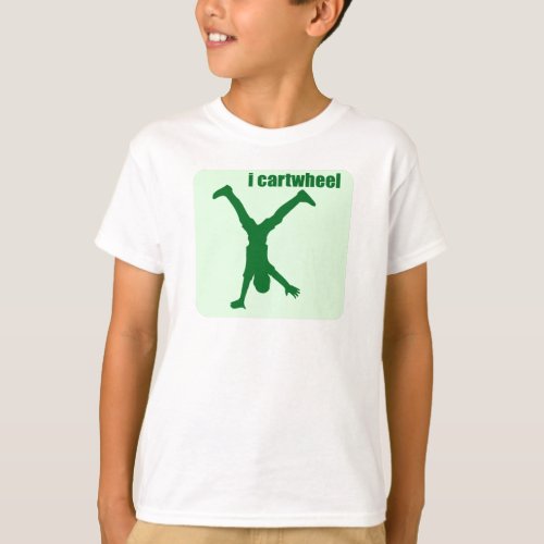I Cartwheel Kids T_shirts