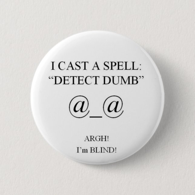 I CAST A SPELLv2 Button (Front)