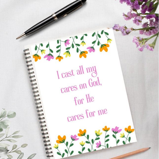 I Cast All My Cares On God Cute Christian Planner (Creator Uploaded)