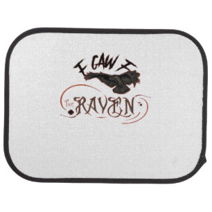 I Caw The Raven Gothic Raven Art Horror Design Ess Car Floor Mat