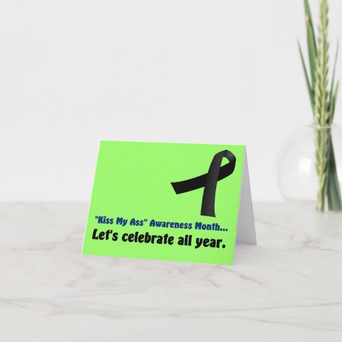 I celebrate all awareness months card