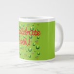 I Celebrate Both Christmas and Hanukkah! Giant Coffee Mug<br><div class="desc">I celebrate both!  For blended families that celebrate both Christmas and Hanukkah,  we offer this lovely design. It features a wreath and menora pattern.</div>