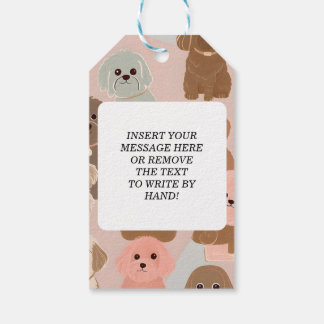 I Chews You To Be My Valentine Dog Card Gift Tags
