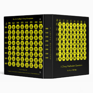 I Ching Questions Record Book Binder