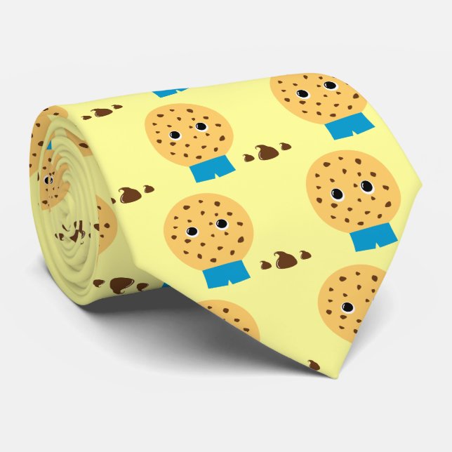 I Chipped My Pants Chocolate Chip Cookie Tie (Rolled)