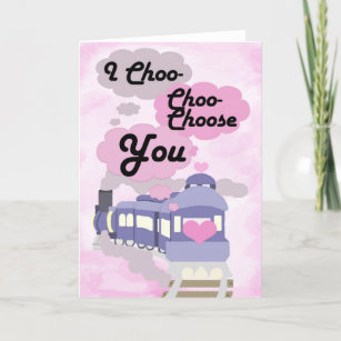 I Choo Choo Choose You Holiday Card