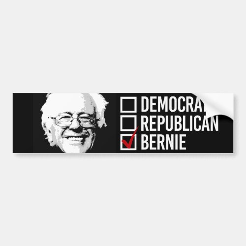 I Choose Bernie __ Bernie Sanders _ png Bumper Sticker