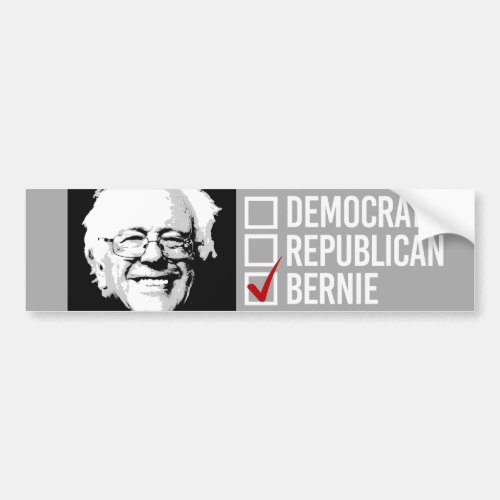 I Choose Bernie __ Bernie Sanders _ png Bumper Sticker
