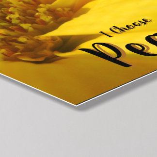 I Choose Peace Square Peel & Stick Photo Tile