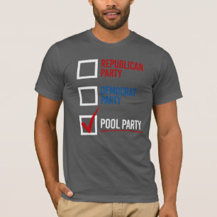 I choose the Pool Party - white - T-Shirt