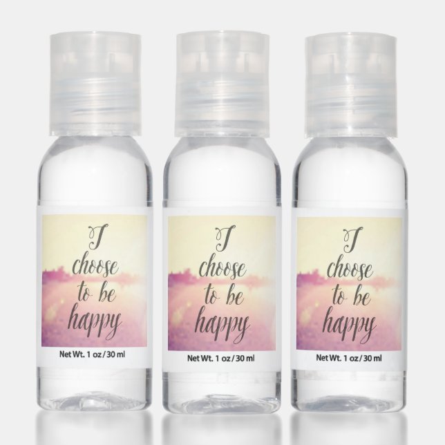 I Choose To Be Happy Hand Sanitizer (Set)