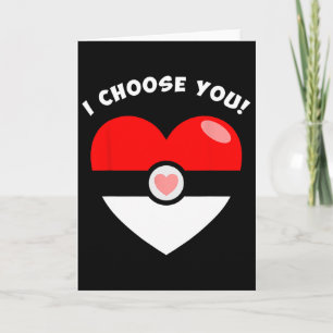 I Choose You Valentine's Video Game Parody 1 Card