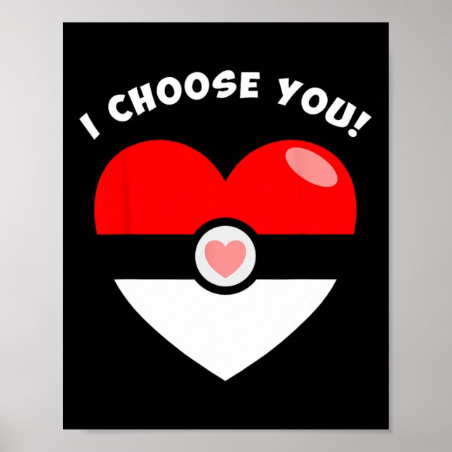 I Choose You Valentine's Video Game Parody 1  Poster (Front)