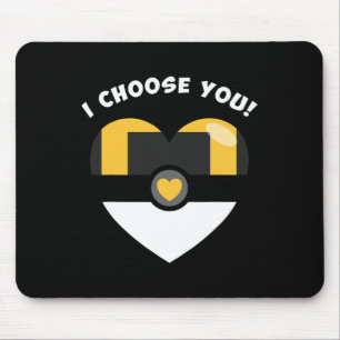 I Choose You Valentine's Video Game Parody  Mouse Pad