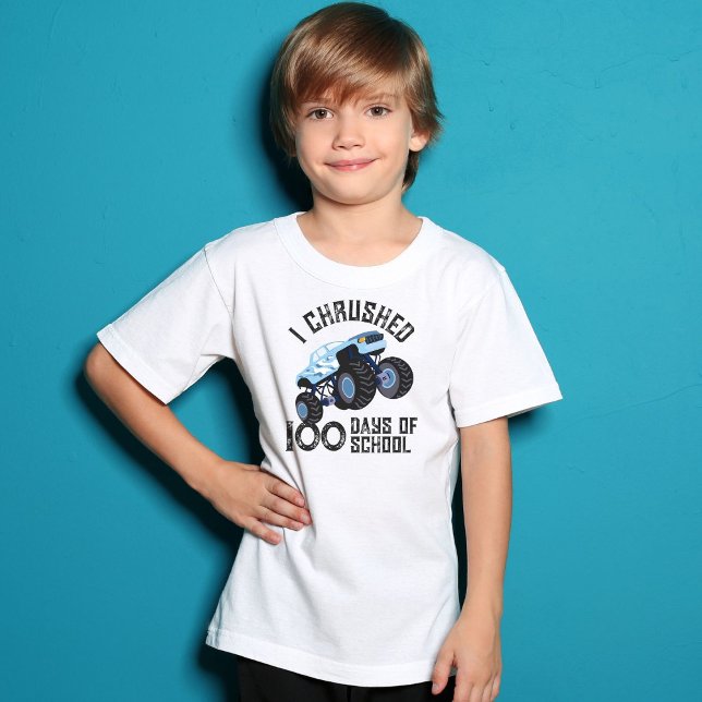 I chrused 100 days of school blue monster truck  T-Shirt (Creator Uploaded)