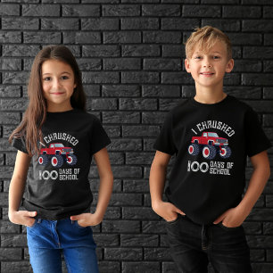 I chrused 100 days of school monster truck T-Shirt