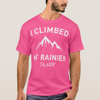 I Climbed Mt Rainier Outdoor Hiking Shirt