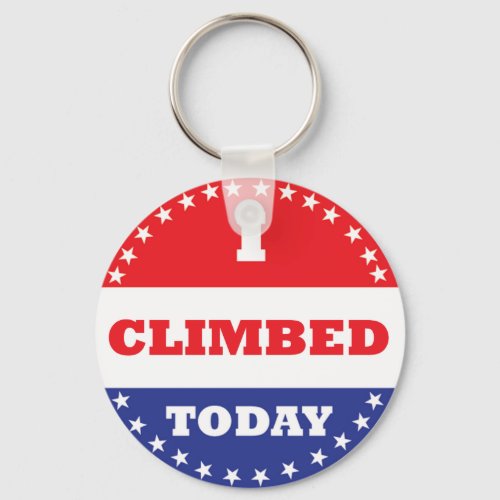 I Climbed Today Keychain