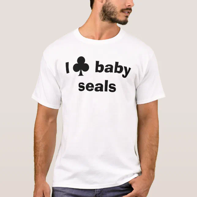 I club baby seals T-Shirt | Zazzle