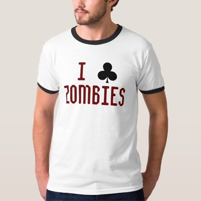 I Club Zombies v1.1 T-Shirt (Front)